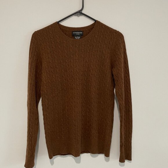 Sutton Studio Cashmere Brown Sweater Size S - Picture 3 of 10